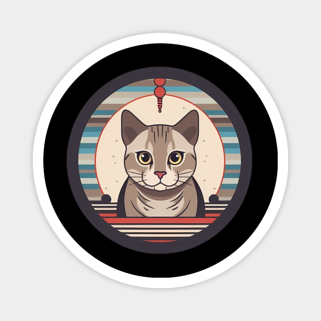 Egyptian Mau Cat Xmas Xmas Ornament, Love Cats Magnet by logiamerch